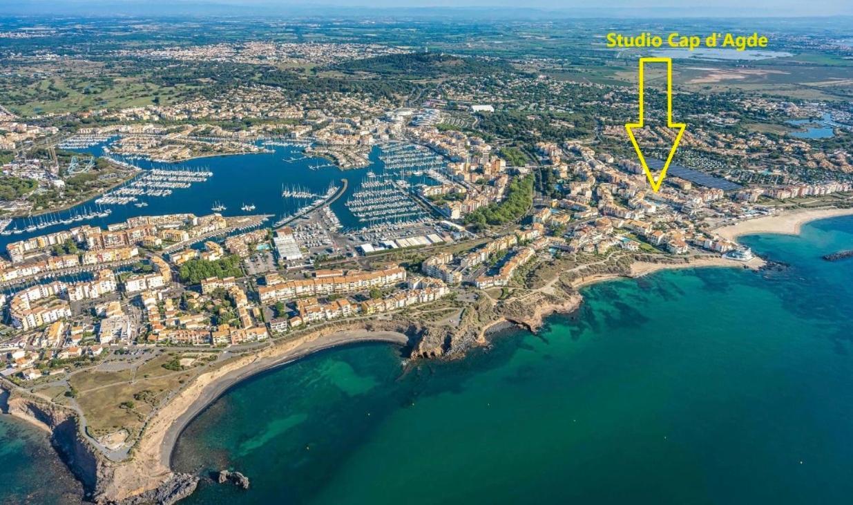 Joli Studio Proche Plage Du Mole Agde Esterno foto